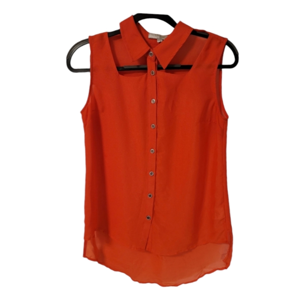 Vero Moda Sleeveless Button-up Blouse